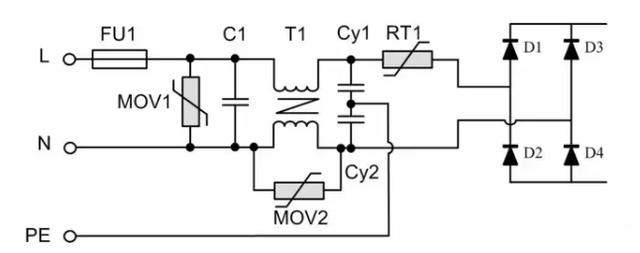 AC-DC開關(guān)電源浪涌試驗(yàn)